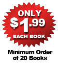 Only $1.99 each book, minimum order of 20 books